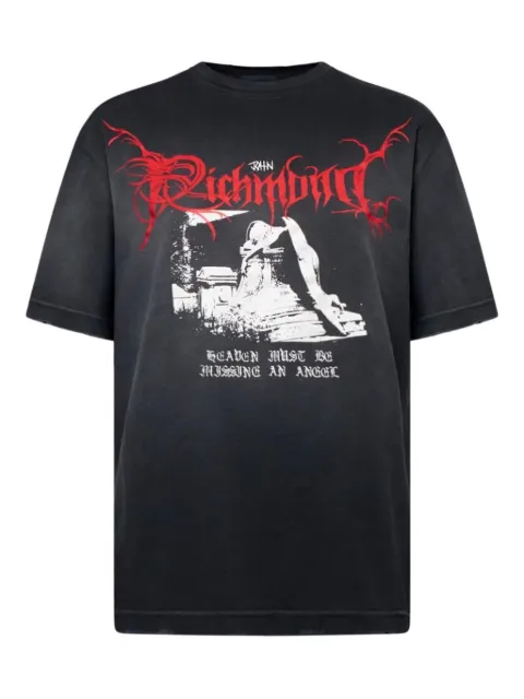 John Richmond graphic-print T-shirt Black RWA25105TS
