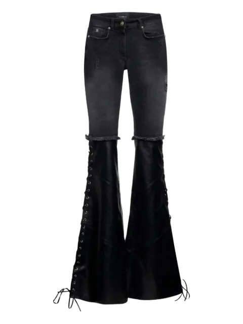 John Richmond lace-up jeans Black RWA25043JE