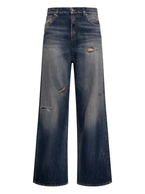 John Richmond ripped-detail jeans Blue RWA25006JE