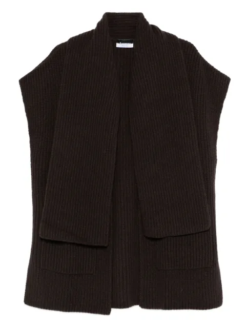 AROVESCIO ribbed-knit cardi-coat W166006