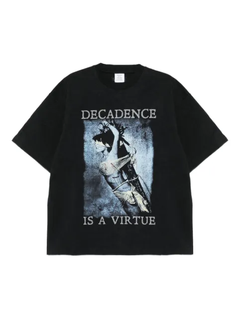 VETEMENTS graphic-print t-shirt Black UCF76MT951B