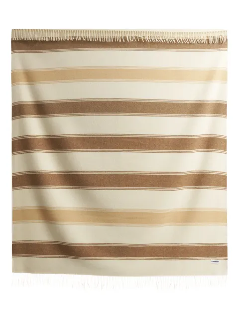 Lagomoro LINUS virgin wool blanket (180cm x 135cm) Neutrals LINUS