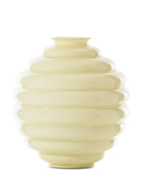 Venini ribbed vase Neutrals FO370707000O0A45