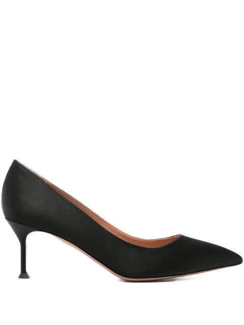 Aquazzura 75mm Purist pumps Black PURMIDP2SAT