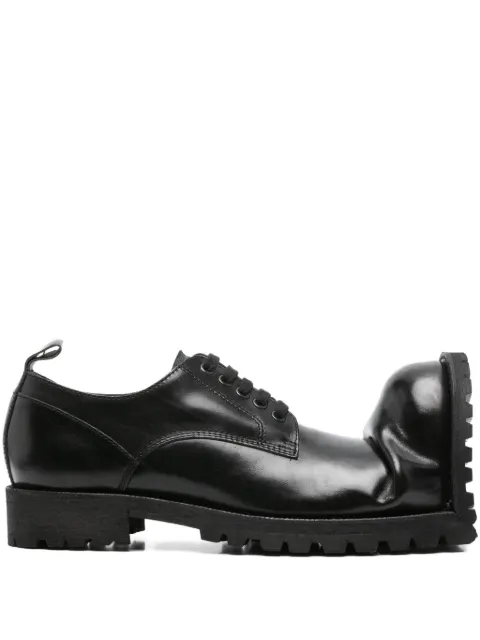 Comme des Garçons Homme Plus asymmetric lace-up shoes Black PPK102W25