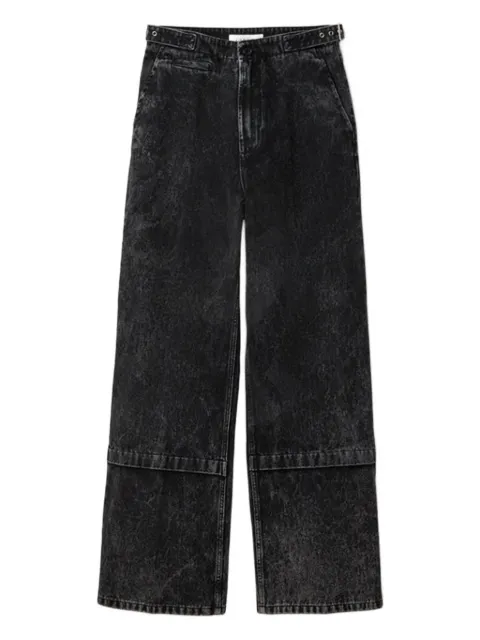 Lanvin acid-wash trousers Black RMTR0302D092H25