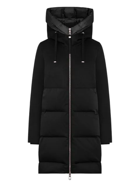 Duno Talia hooded coat Black TALIAPRATOMESTRE