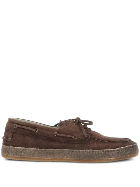corvari lace-up suede boat shoes Brown 3G2J18220