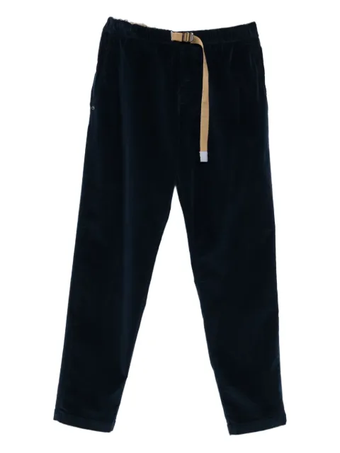 White Sand belted velvet pants Blue 25WSU66318