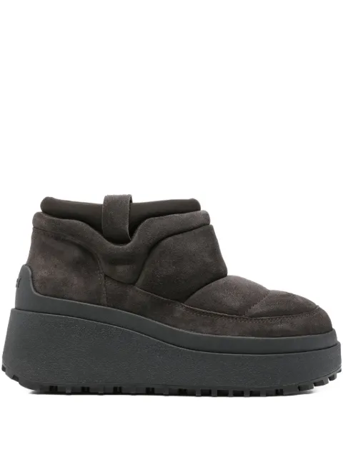 Ash padded platform boots Brown ONYX02