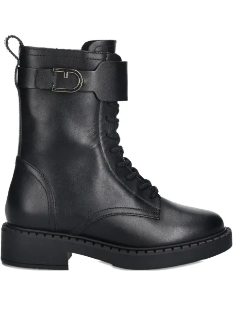Furla buckle-fastening lace-up boots Black YK11FNLBX4223