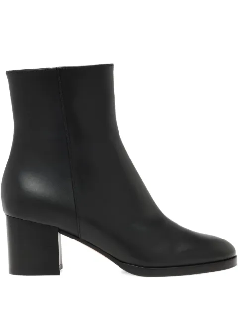 Gianvito Rossi Santiago leather zip-fastening boots Black G7280460CUOVGI