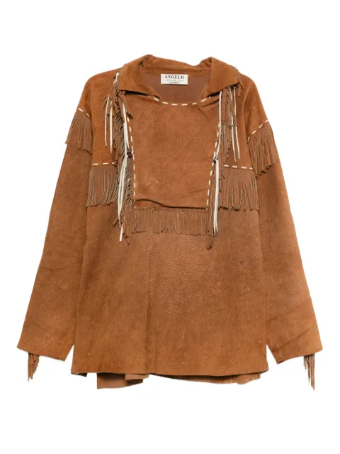 A.N.G.E.L.O. Vintage Cult 2000s suede shirt Brown AN600BI