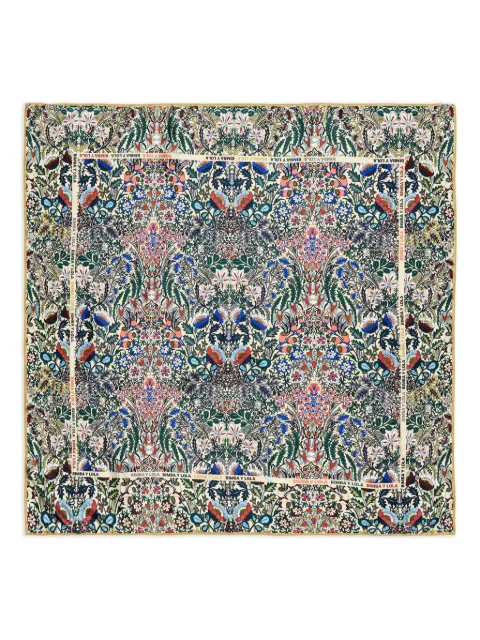BIMBA Y LOLA floral-print square scarf Green 252BAPN3910112
