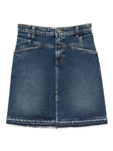 Closed raw-cut denim mini skirt Blue C9386105A5N