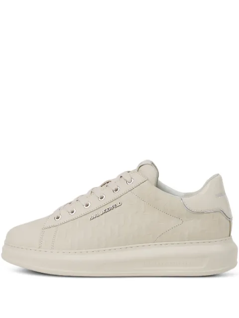 Karl Lagerfeld Kapri monogram embossed sneakers Neutrals KL52547K110