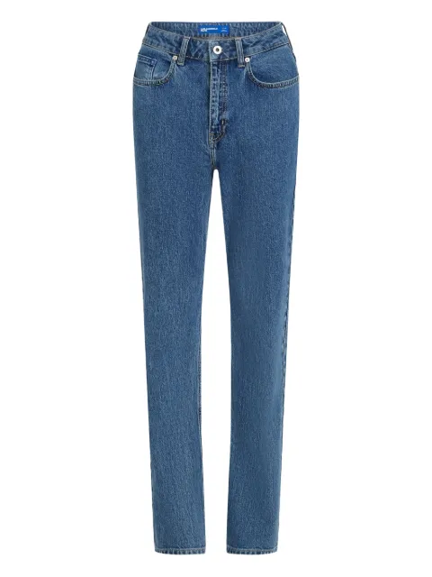 Karl Lagerfeld Jeans logo-patch straight jeans Blue B1W100692IJ