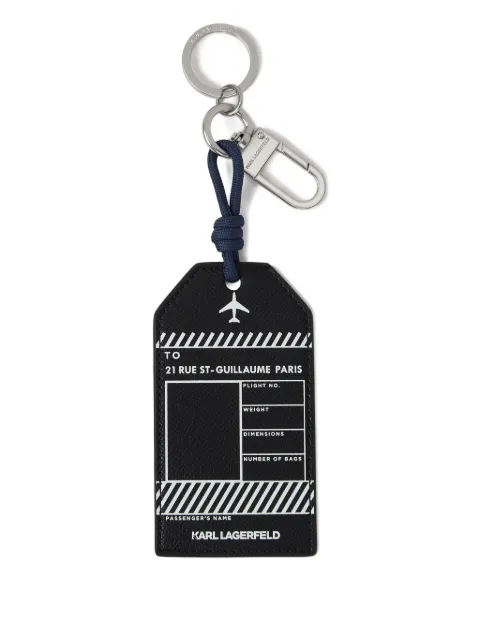 Karl Lagerfeld luggage-tag keychain Black B1M500901FH