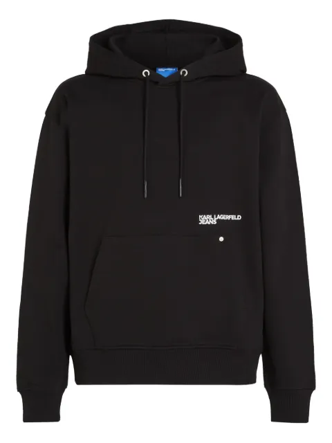 Karl Lagerfeld Jeans graphic-print hoodie Black B1M20058999