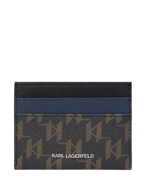 Karl Lagerfeld monogram-print cardholder Brown B1M320541FH