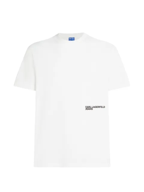 Karl Lagerfeld Jeans logo-detail short-sleeve T-shirt Black B1M17069100