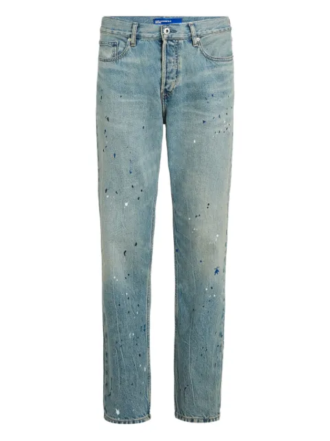 Karl Lagerfeld Jeans logo-patch jeans Blue B1M100542IK