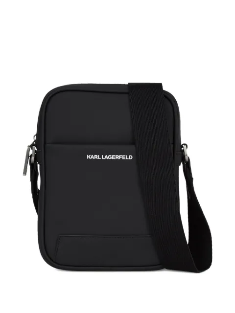 Karl Lagerfeld minimalist logo messenger bag Black B1M30273999