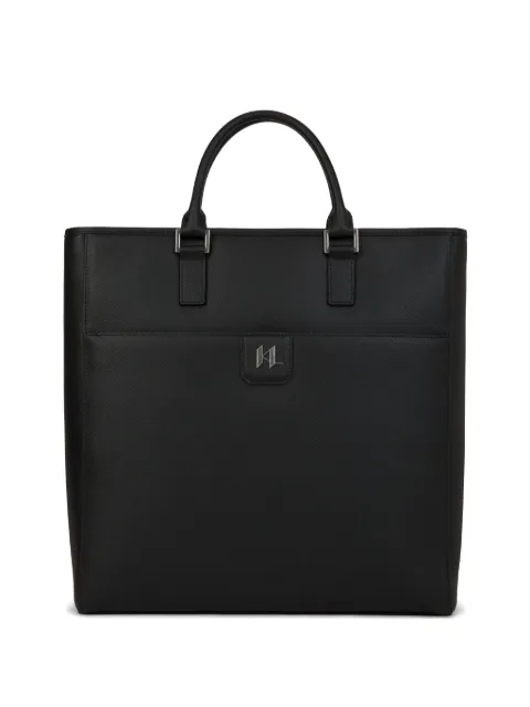Karl Lagerfeld K/Monogram leather tote bag Black B1M30208999
