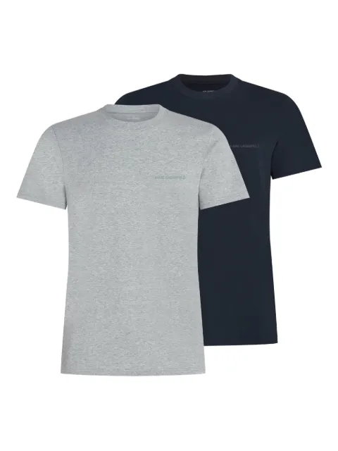 Karl Lagerfeld logo-detail T-shirt (pack of two) Grey A1M470971IL