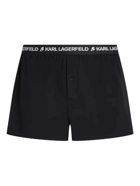 Karl Lagerfeld logo-waistband boxers (pack of three) Black B1M47008999