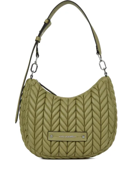 Karl Lagerfeld small K/Weave tote bag Green B1W300802FK
