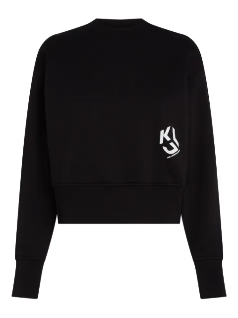 Karl Lagerfeld Jeans monogram-logo sweatshirt Black A2W20052999