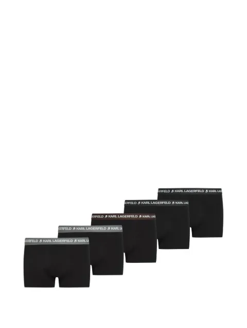 Karl Lagerfeld logo boxers (set of five) Black B1M470302JJ