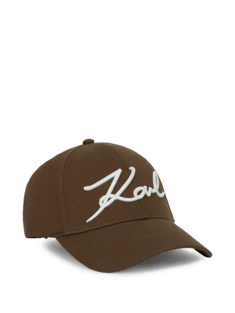 Karl Lagerfeld K/signature baseball cap Brown B1W33009141