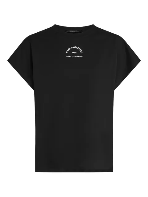 Karl Lagerfeld Rue St-Guillaume relaxed T-shirt Black B1W17032999