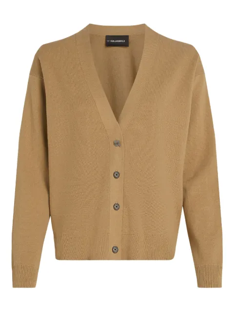 Karl Lagerfeld V-neck cardigan Neutrals B1W180061LG