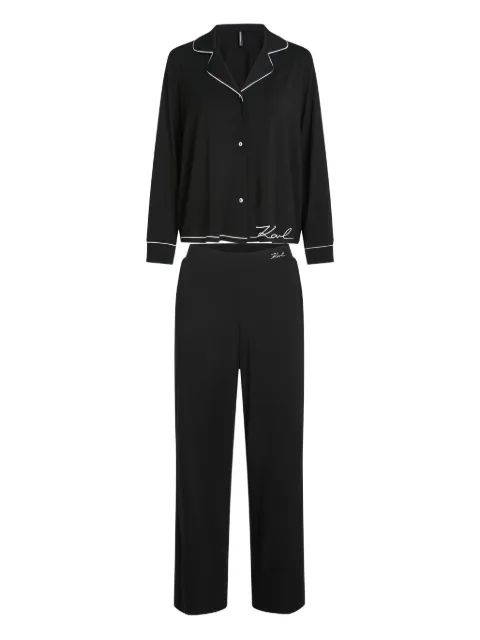 Karl Lagerfeld Signature pajamas Black B1W45010999