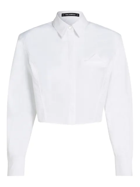 Karl Lagerfeld chest-pocket shirt White B1W11034100