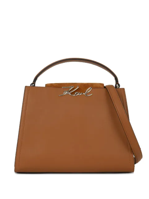 Karl Lagerfeld K/Signature tote bag Brown B1W300611UR