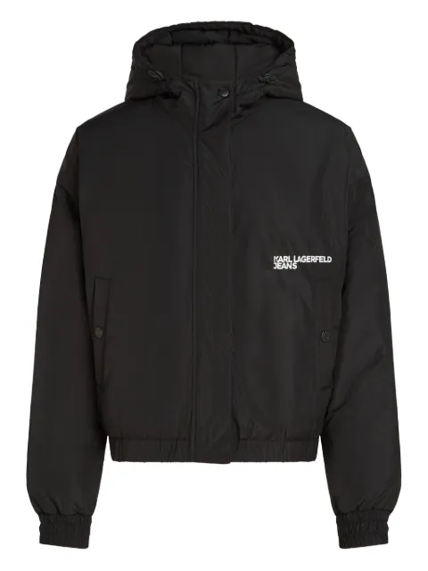 Karl Lagerfeld Jeans hooded jacket Black B1W15023999
