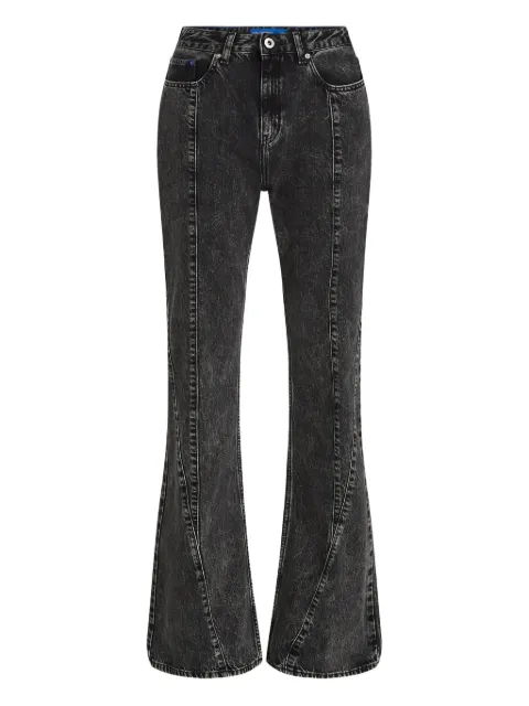 Karl Lagerfeld Jeans high-rise flared jeans Grey B1W100831GD