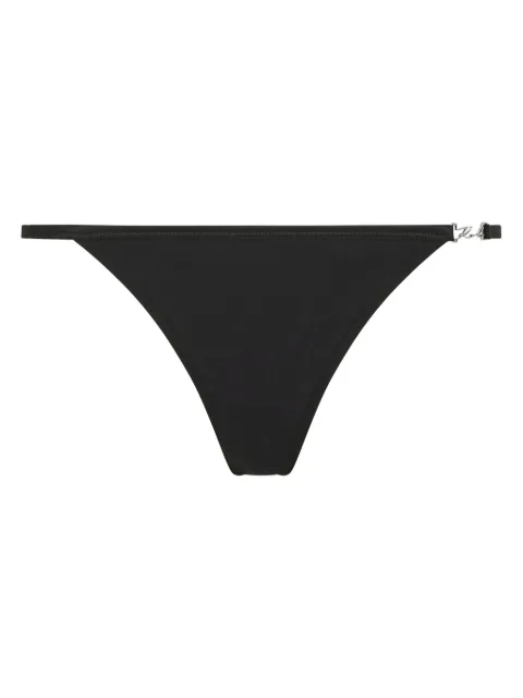 Karl Lagerfeld Signature high-leg thong Black B1W47048999