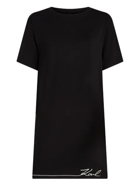 Karl Lagerfeld Signature logo nightdress Black B1W45009999