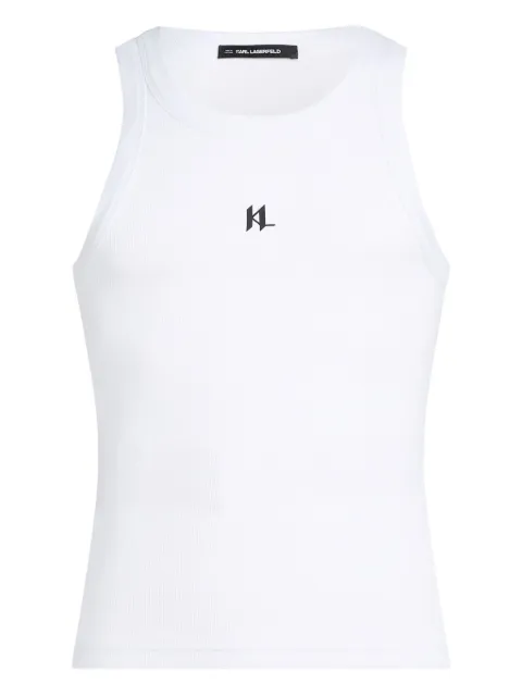 Karl Lagerfeld logo-print tank top White A2M17006100