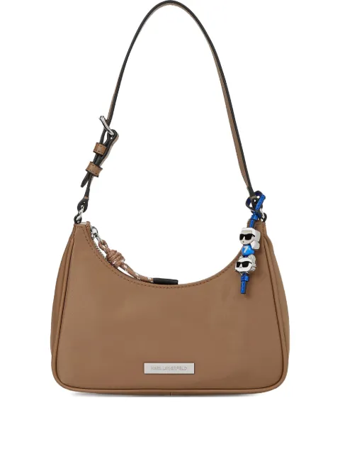 Karl Lagerfeld logo-plaque shoulder bag Neutrals B1W320682DH