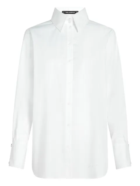 Karl Lagerfeld press-stud detailing shirt White B1W11010100