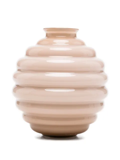 Venini Deco ribbed vase (17cm x 18cm) Pink FO370708000O0BSS