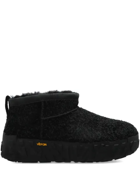 UGG Classic Ultra Mini Wrap textured sole boots Black 1171115