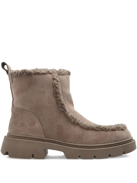 Inuikii shearling-trim ankle boots Neutrals 10020120011