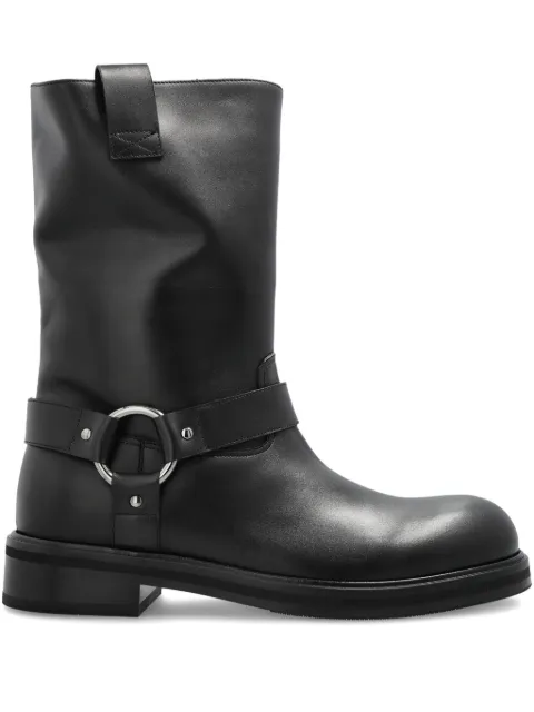 Dolce & Gabbana harness strap boots Black A70164AI448